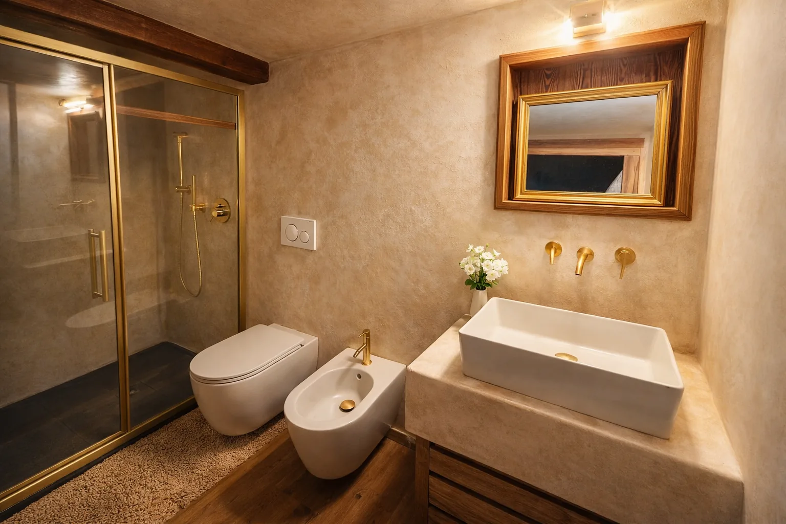 Bagno con doccia